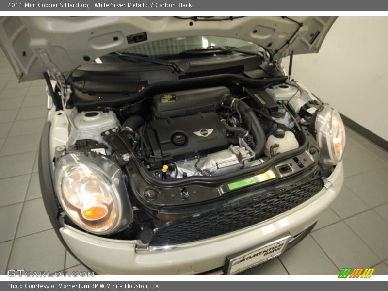 White Silver Metallic / Carbon Black 2011 Mini Cooper S Hardtop