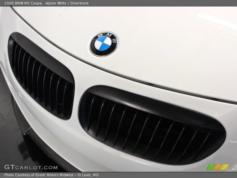 Alpine White / Silverstone 2006 BMW M6 Coupe