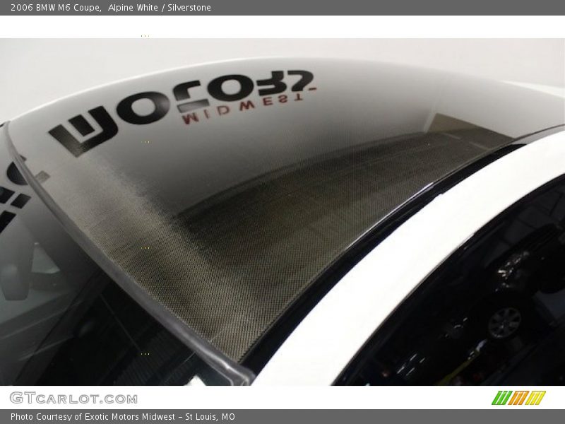 Alpine White / Silverstone 2006 BMW M6 Coupe