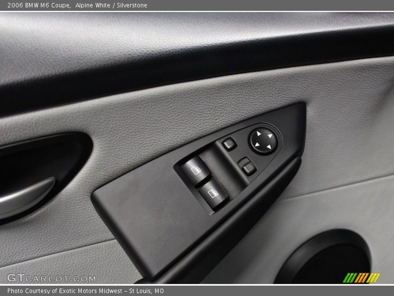 Alpine White / Silverstone 2006 BMW M6 Coupe