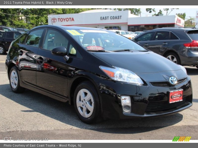 Black / Misty Gray 2011 Toyota Prius Hybrid II