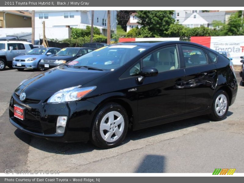 Black / Misty Gray 2011 Toyota Prius Hybrid II