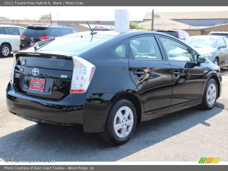 Black / Misty Gray 2011 Toyota Prius Hybrid II