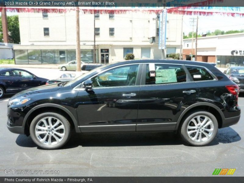 Brilliant Black / Black 2013 Mazda CX-9 Grand Touring AWD