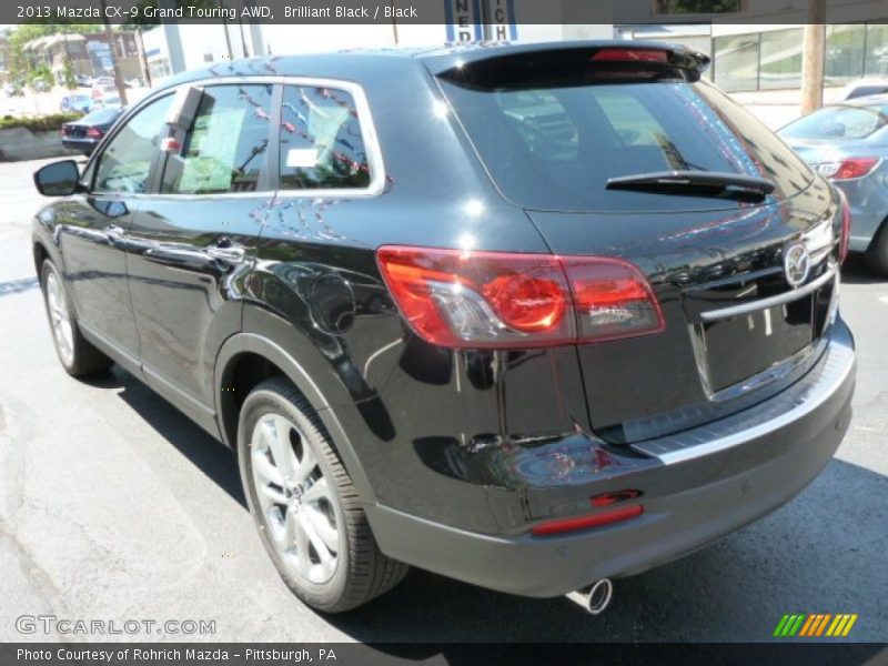 Brilliant Black / Black 2013 Mazda CX-9 Grand Touring AWD