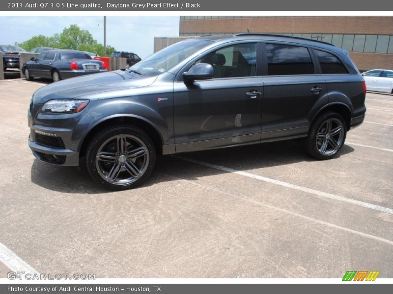 Daytona Grey Pearl Effect / Black 2013 Audi Q7 3.0 S Line quattro