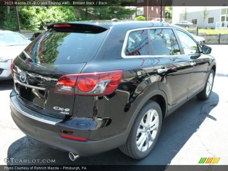 Brilliant Black / Black 2013 Mazda CX-9 Grand Touring AWD