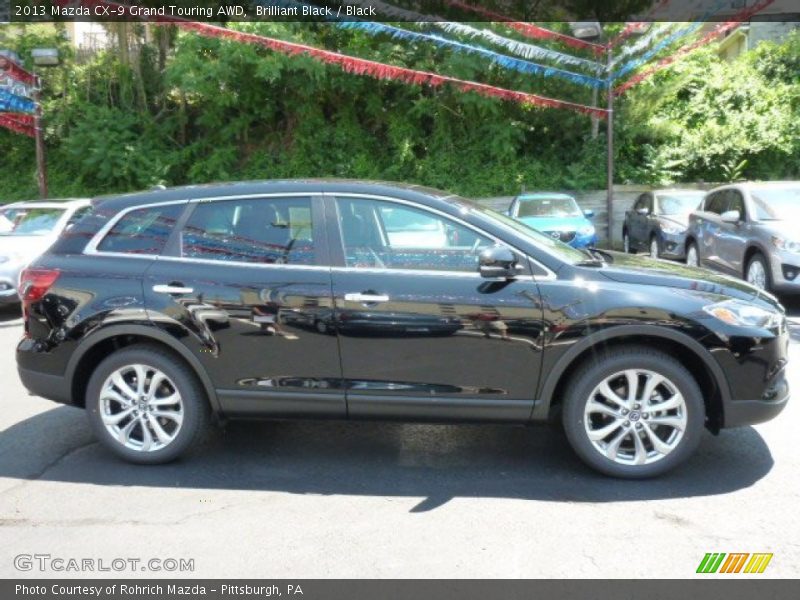 Brilliant Black / Black 2013 Mazda CX-9 Grand Touring AWD