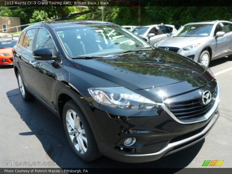 Brilliant Black / Black 2013 Mazda CX-9 Grand Touring AWD