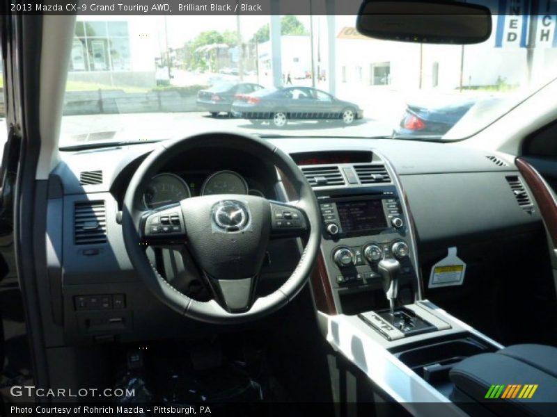 Brilliant Black / Black 2013 Mazda CX-9 Grand Touring AWD