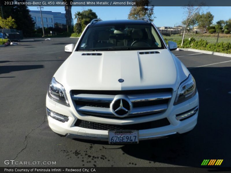 Diamond White Metallic / Almond Beige 2013 Mercedes-Benz GL 450 4Matic