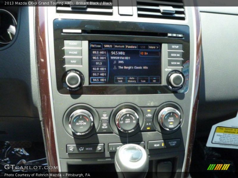 Brilliant Black / Black 2013 Mazda CX-9 Grand Touring AWD