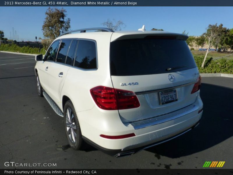Diamond White Metallic / Almond Beige 2013 Mercedes-Benz GL 450 4Matic