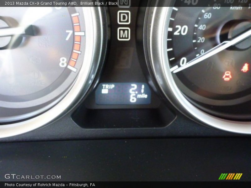 Brilliant Black / Black 2013 Mazda CX-9 Grand Touring AWD