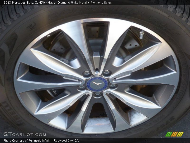 Diamond White Metallic / Almond Beige 2013 Mercedes-Benz GL 450 4Matic