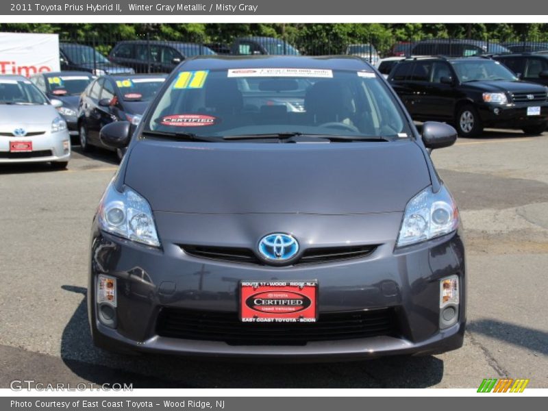 Winter Gray Metallic / Misty Gray 2011 Toyota Prius Hybrid II