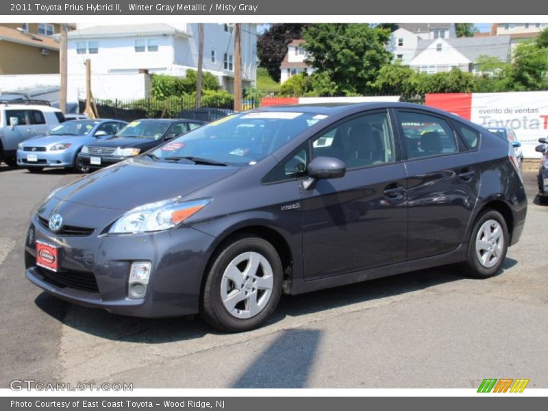 Winter Gray Metallic / Misty Gray 2011 Toyota Prius Hybrid II