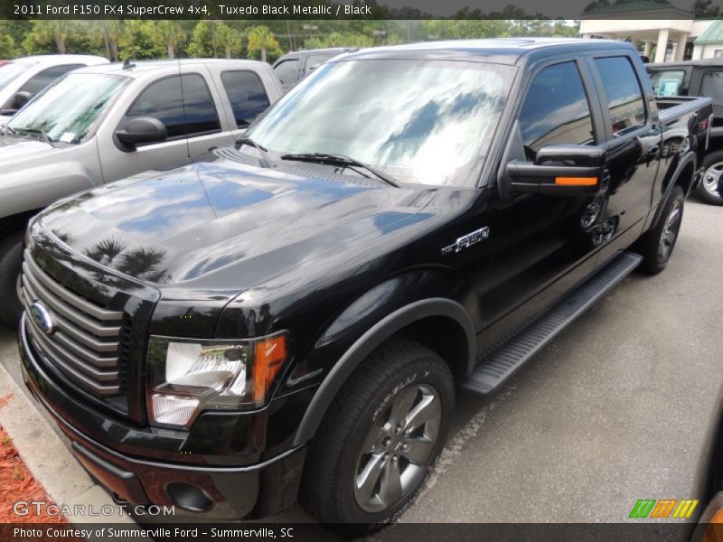 Tuxedo Black Metallic / Black 2011 Ford F150 FX4 SuperCrew 4x4