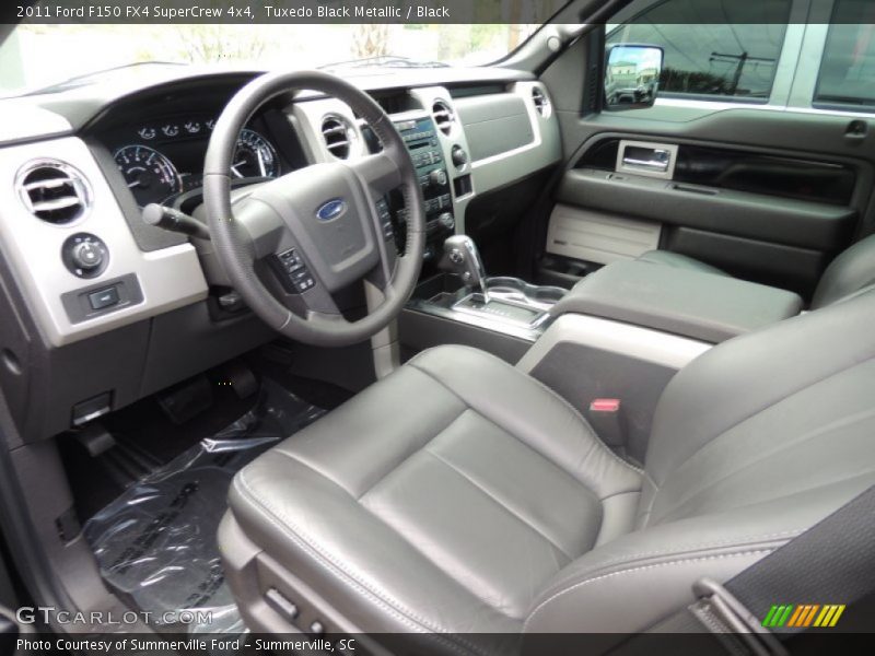 Tuxedo Black Metallic / Black 2011 Ford F150 FX4 SuperCrew 4x4