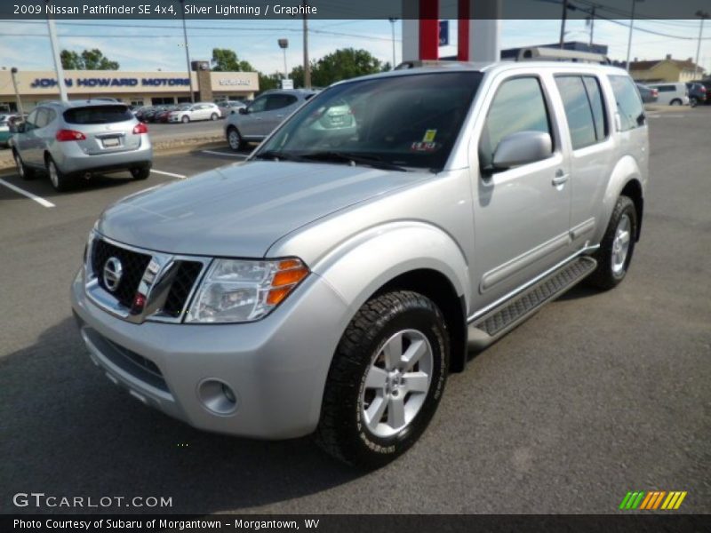 Silver Lightning / Graphite 2009 Nissan Pathfinder SE 4x4