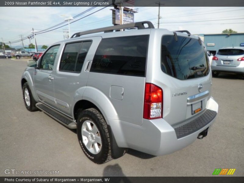 Silver Lightning / Graphite 2009 Nissan Pathfinder SE 4x4
