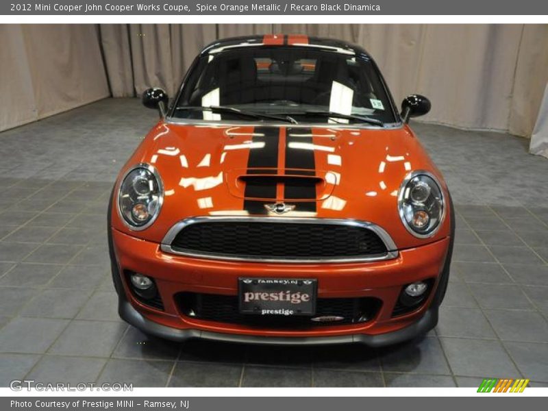 Spice Orange Metallic / Recaro Black Dinamica 2012 Mini Cooper John Cooper Works Coupe