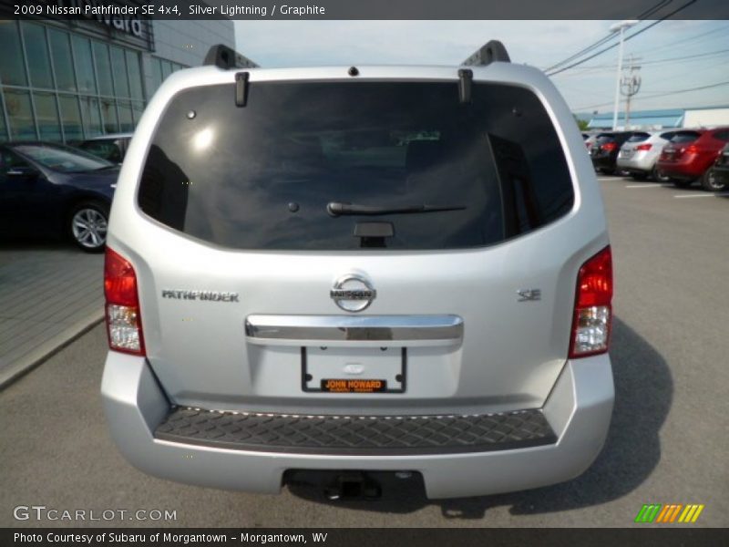 Silver Lightning / Graphite 2009 Nissan Pathfinder SE 4x4