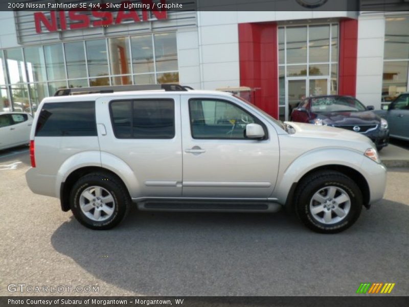 Silver Lightning / Graphite 2009 Nissan Pathfinder SE 4x4