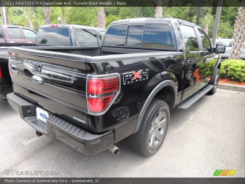 Tuxedo Black Metallic / Black 2011 Ford F150 FX4 SuperCrew 4x4