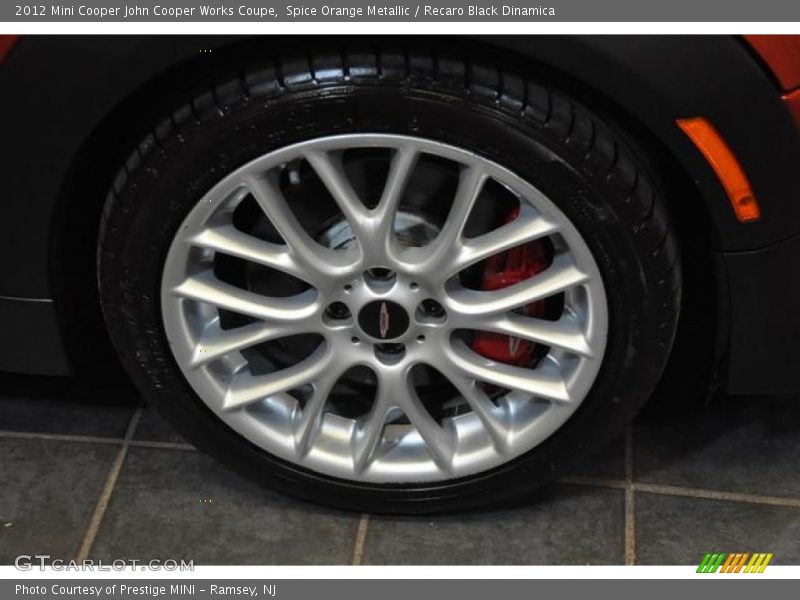 Spice Orange Metallic / Recaro Black Dinamica 2012 Mini Cooper John Cooper Works Coupe