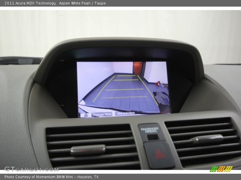 Aspen White Pearl / Taupe 2011 Acura MDX Technology