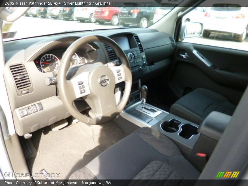 Silver Lightning / Graphite 2009 Nissan Pathfinder SE 4x4