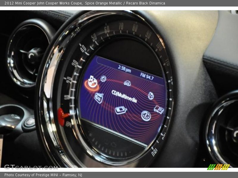 Spice Orange Metallic / Recaro Black Dinamica 2012 Mini Cooper John Cooper Works Coupe