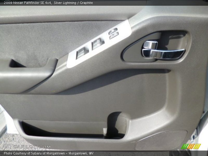 Silver Lightning / Graphite 2009 Nissan Pathfinder SE 4x4