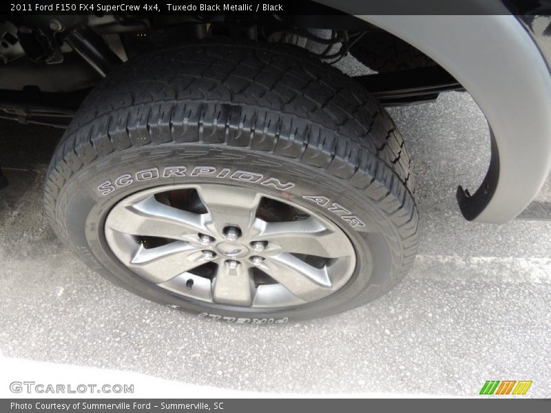 Tuxedo Black Metallic / Black 2011 Ford F150 FX4 SuperCrew 4x4