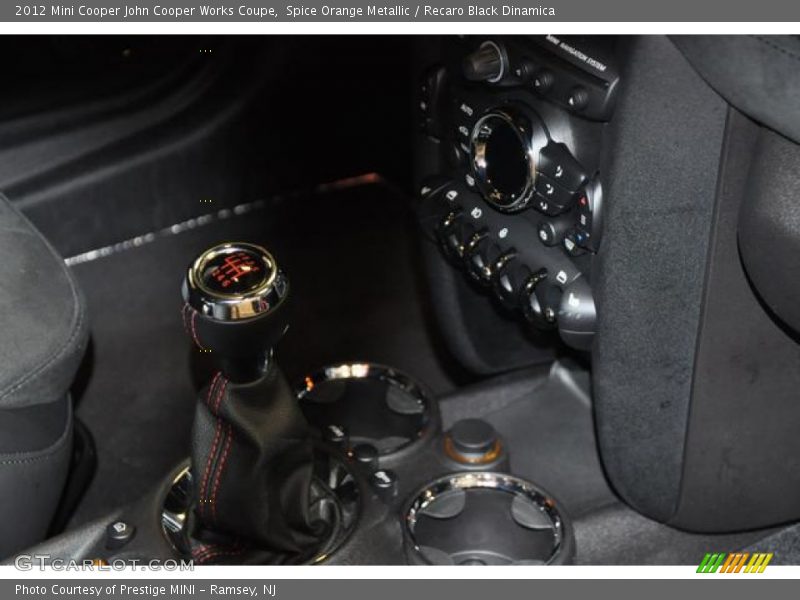 Spice Orange Metallic / Recaro Black Dinamica 2012 Mini Cooper John Cooper Works Coupe