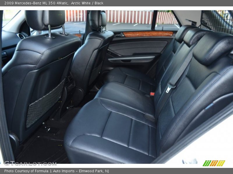 Arctic White / Black 2009 Mercedes-Benz ML 350 4Matic