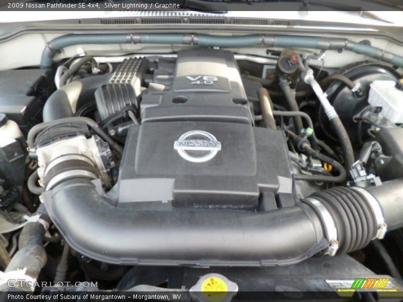 Silver Lightning / Graphite 2009 Nissan Pathfinder SE 4x4