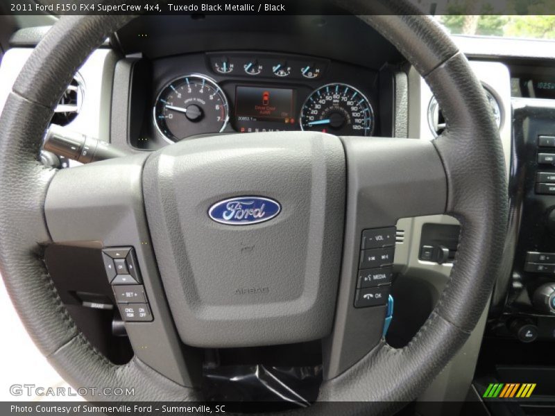 Tuxedo Black Metallic / Black 2011 Ford F150 FX4 SuperCrew 4x4