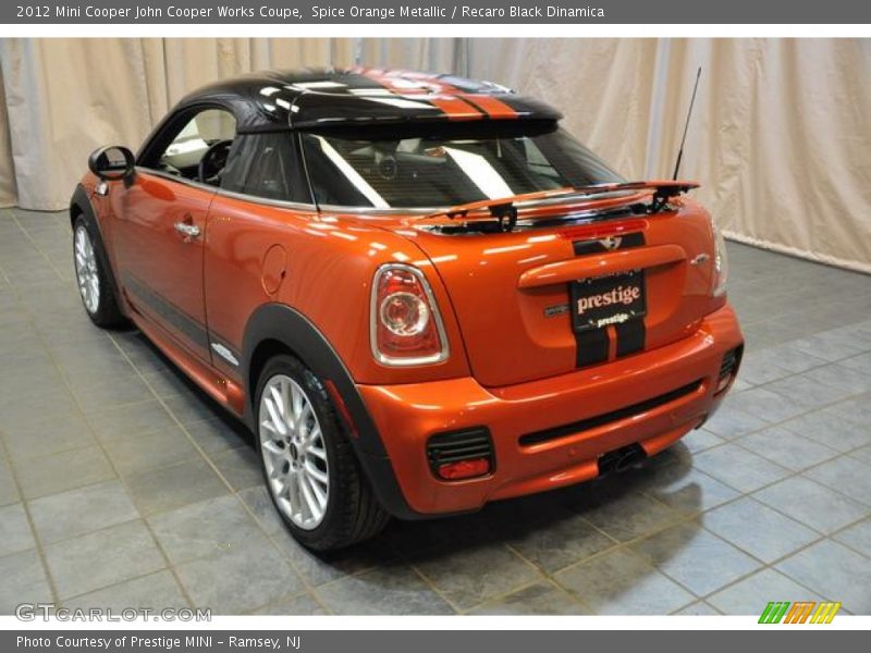 Spice Orange Metallic / Recaro Black Dinamica 2012 Mini Cooper John Cooper Works Coupe