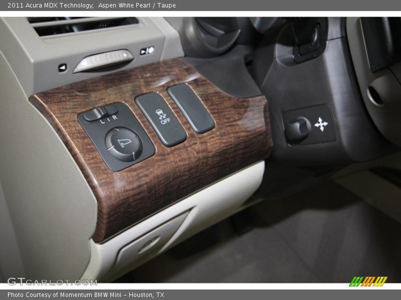 Aspen White Pearl / Taupe 2011 Acura MDX Technology
