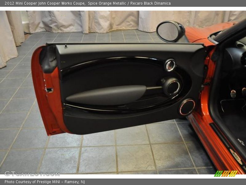 Spice Orange Metallic / Recaro Black Dinamica 2012 Mini Cooper John Cooper Works Coupe