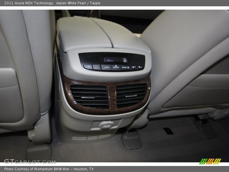 Aspen White Pearl / Taupe 2011 Acura MDX Technology
