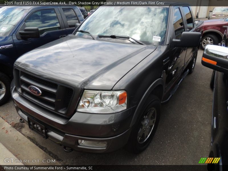 Dark Shadow Grey Metallic / Medium Flint/Dark Flint Grey 2005 Ford F150 FX4 SuperCrew 4x4