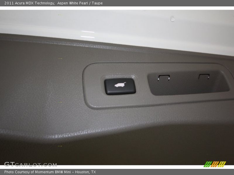 Aspen White Pearl / Taupe 2011 Acura MDX Technology