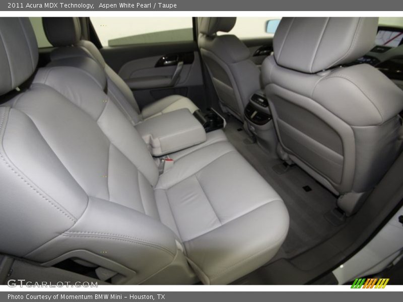 Aspen White Pearl / Taupe 2011 Acura MDX Technology