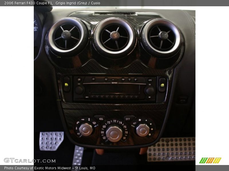 Controls of 2006 F430 Coupe F1