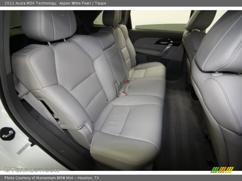 Aspen White Pearl / Taupe 2011 Acura MDX Technology