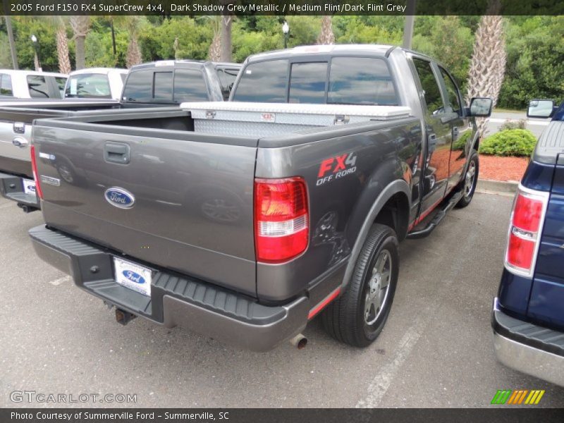 Dark Shadow Grey Metallic / Medium Flint/Dark Flint Grey 2005 Ford F150 FX4 SuperCrew 4x4