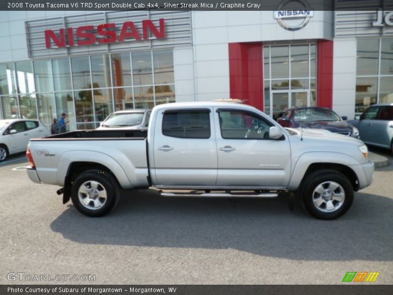 Silver Streak Mica / Graphite Gray 2008 Toyota Tacoma V6 TRD Sport Double Cab 4x4